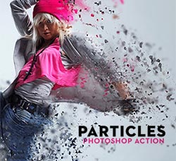 极品PS动作－粒子抽离：PARTICLES Photoshop Action